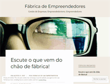 Tablet Screenshot of fabricadeempreendedores.com